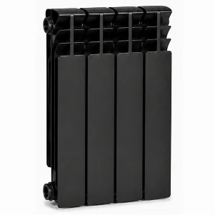 Радиатор биметаллический Mirado Graphite 500/96 мм (4 секции)